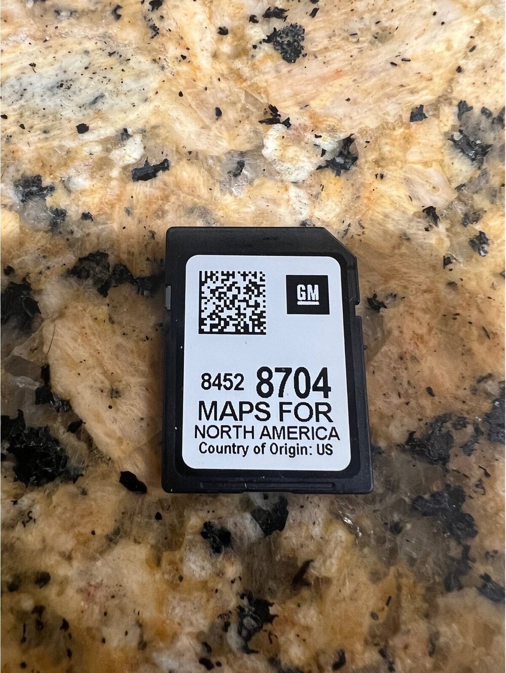 2019 2020 2021 CHEVROLET GMC NAVIGATION SD CARD 8452 8704 FACTORY GM OEM